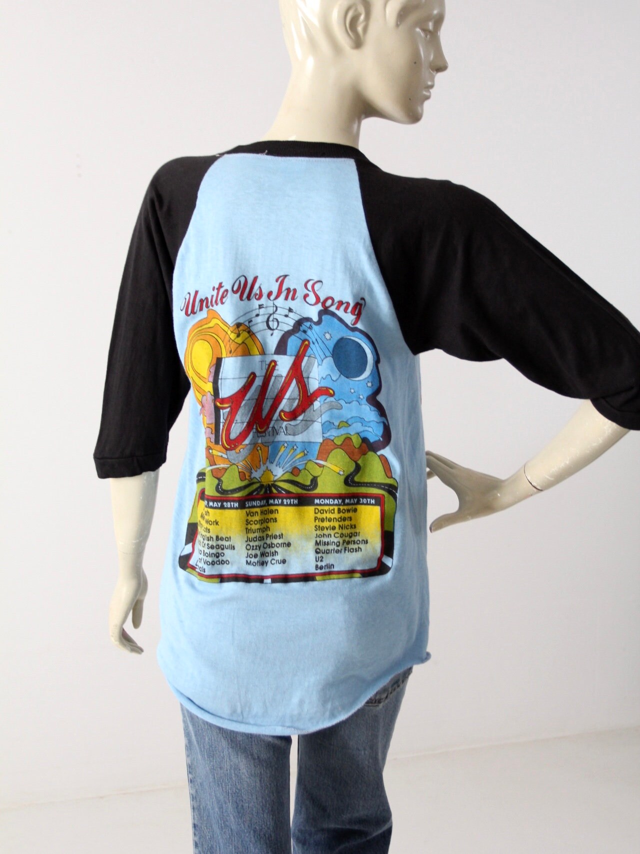 USフェスティバル'82 レア バンドTシャツ ヴィンテージ80sオリジナル USフェスティバル'82 レア バンドTシャツ ヴィンテージ80s