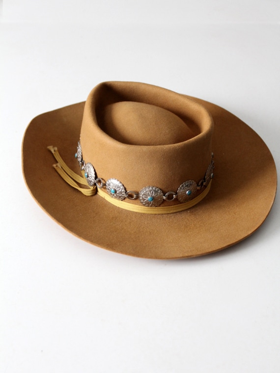 vintage Westchester concho belt western hat - image 10