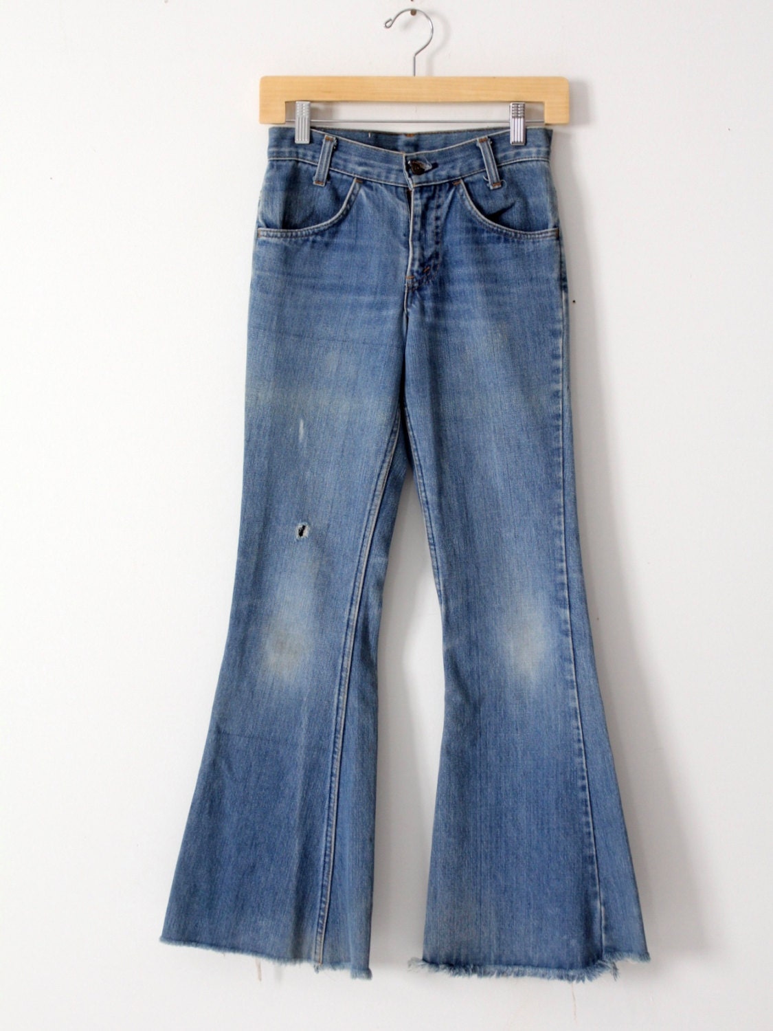 Levi's Vintage Jeans 1970s Denim Flares Bell Bottoms - Etsy