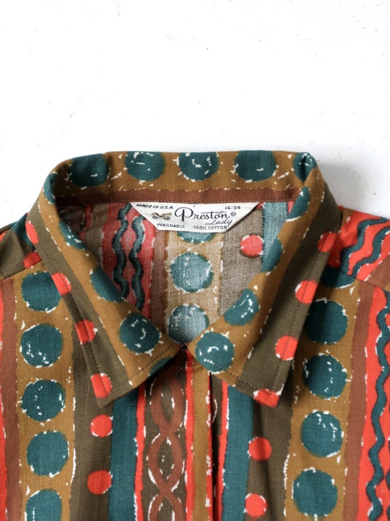 vintage 50s blouse by Preston Lady - image 8
