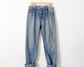 vintage Levi's 501 denim jeans, 35 x 35