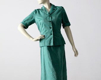 1950s Girl Scouts uniform, camp shirt and skirt