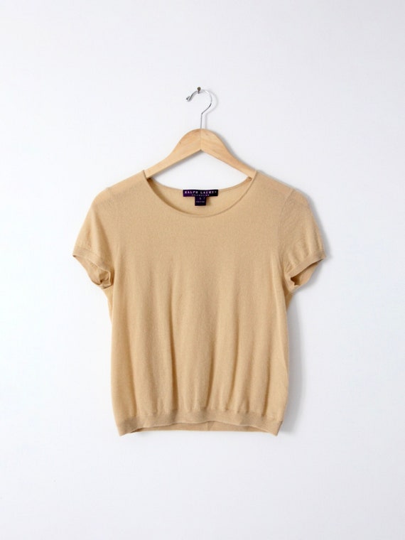 vintage Ralph Lauren Collection cashmere top