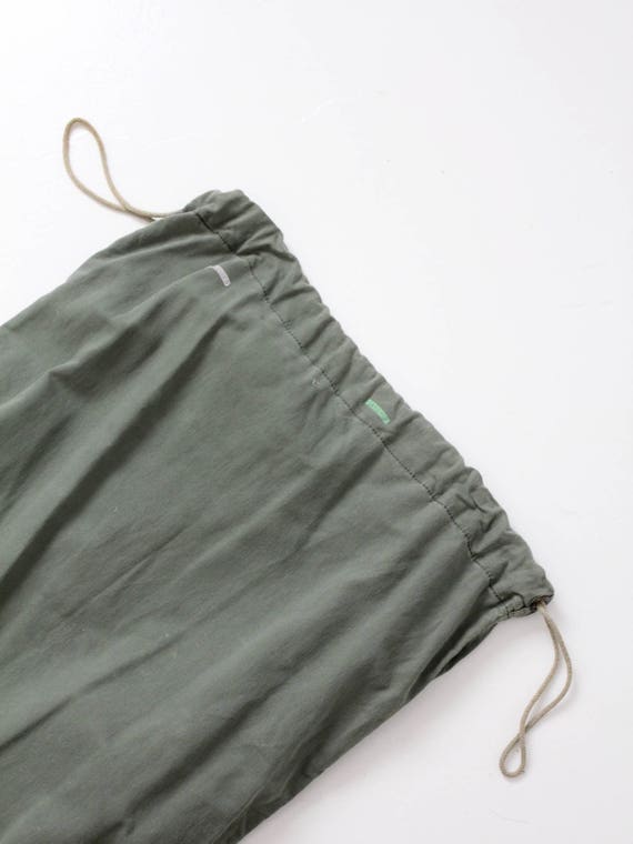 Vintage US Army Drawstring Bag, Olive Green Canvas Laundry Bag - Etsy