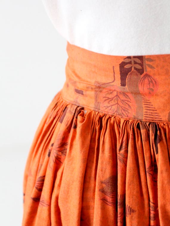 vintage 50s southwestern circle skirt - image 5