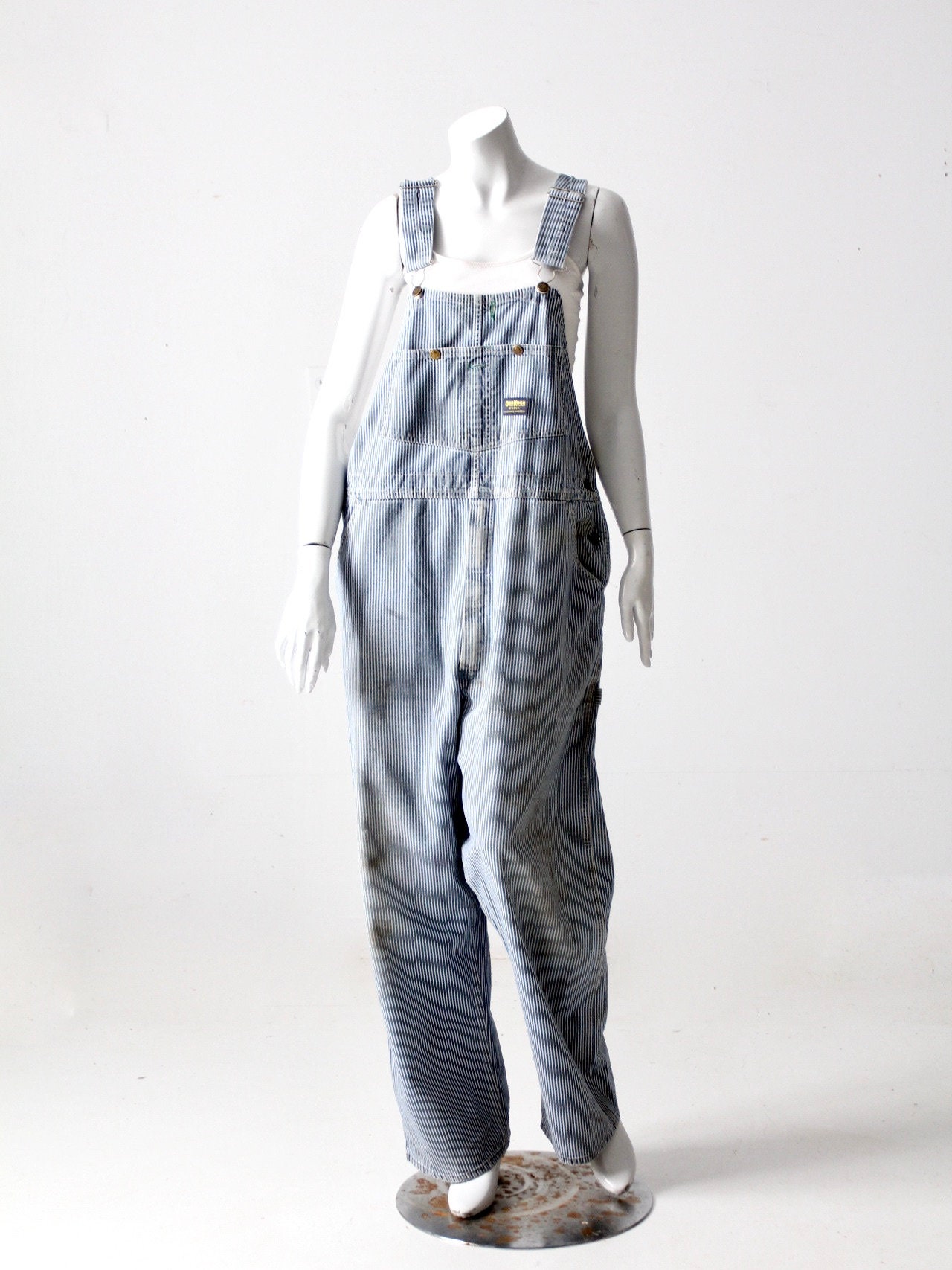Vintage Oshkosh Bgosh Railroad Stripe Overalls 40 X 30 - Etsy Israel