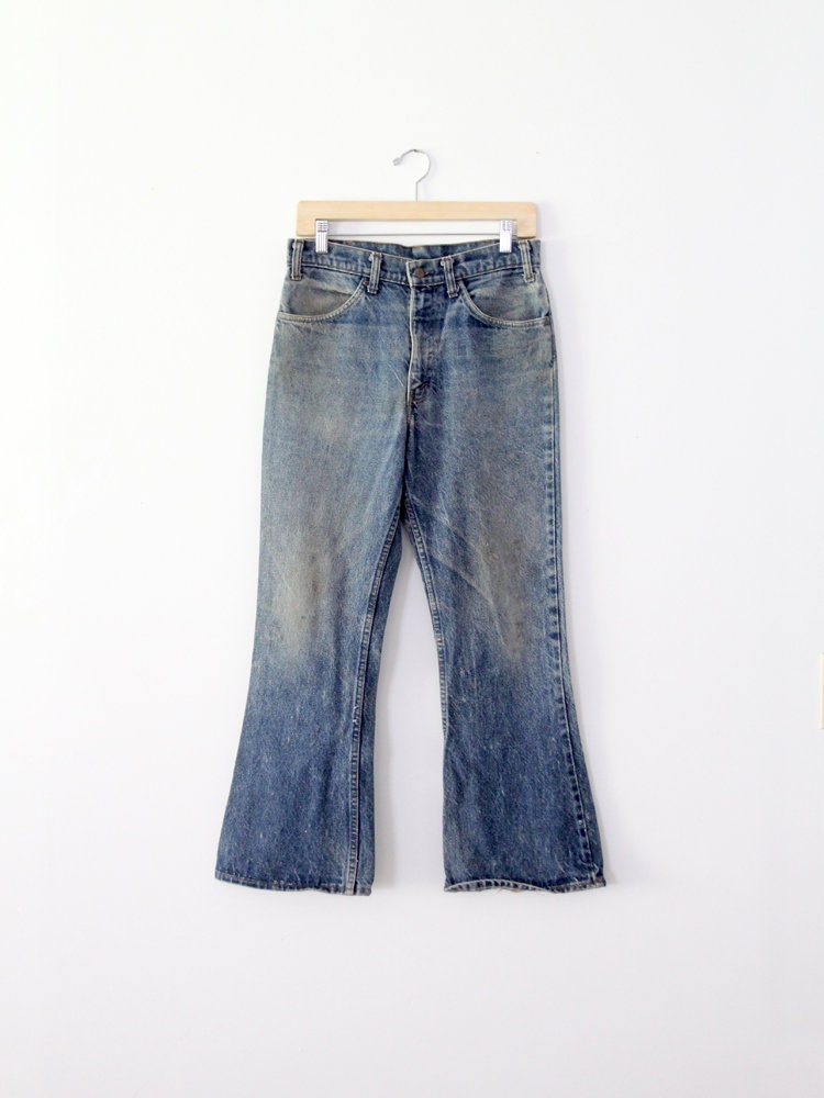 Vintage Levis 646 Jeans 70s Levis Flare Leg 31 X 28 - Etsy