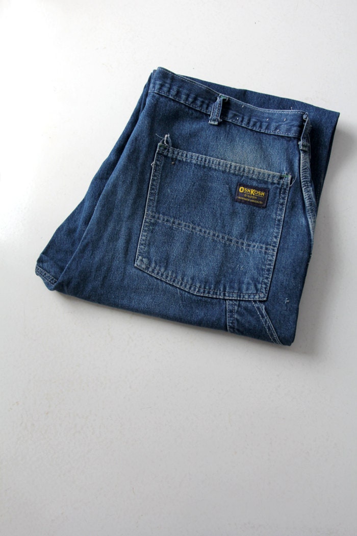 Vintage Oshkosh Distressed Denim Jeans 39 X 28 - Etsy Vintage Oshkosh Distressed Denim Jeans 39 X 28 - Etsy