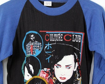 80年代のヴィンテージカルチャークラブTシャツ - Etsy 日本