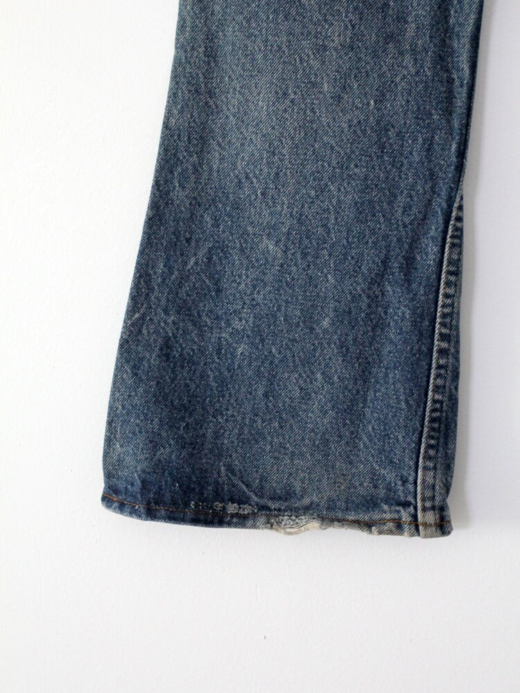 Vintage Levis 646 jeans 70s Levis flare leg 31 x 28 | Etsy