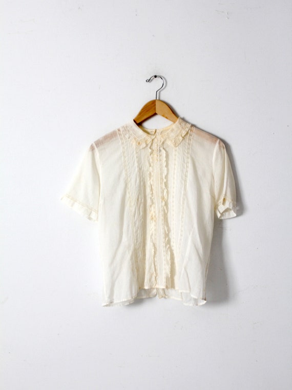 vintage 50s Patty Woodward blouse - Gem