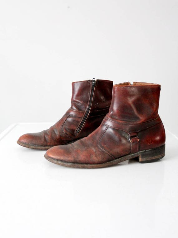 mens cowboy half boots