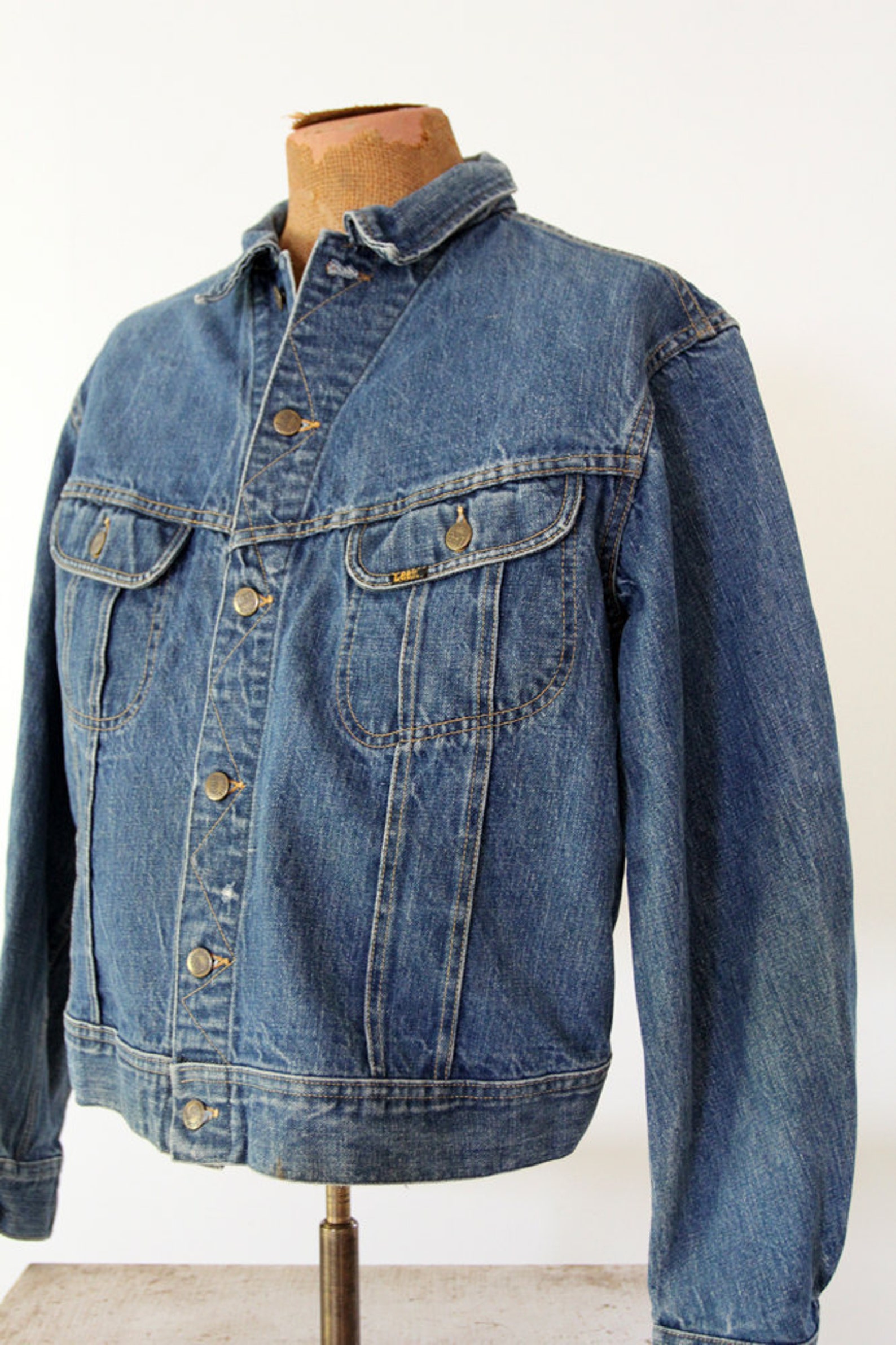 1970s Lee Denim Jacket Lee PATD-153438 Vintage Jean Jacket - Etsy