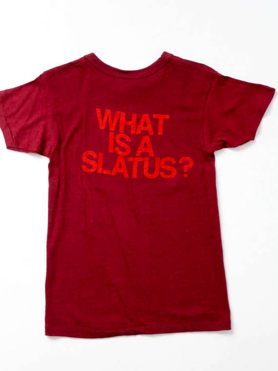 1970s Johnny Winter t-shirt, What is Slatus? - image 5