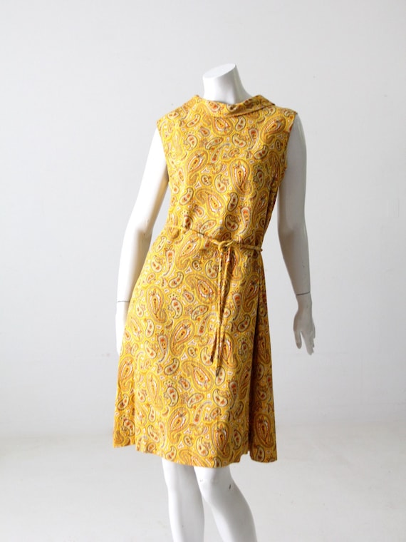 gold paisley dress Custom Children Birthday Dresses main image 0