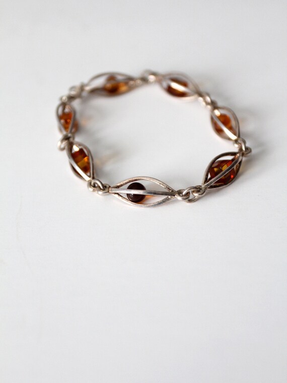 vintage amber bracelet - image 4