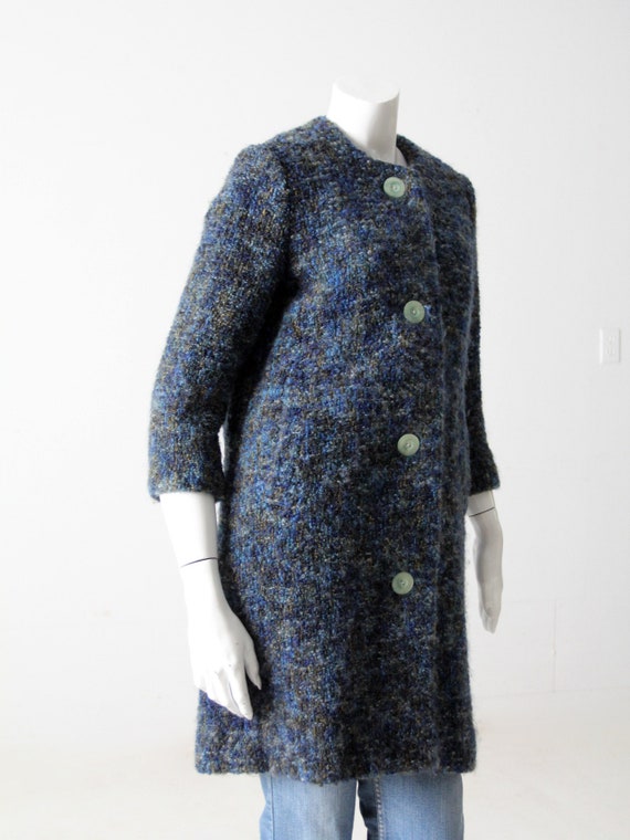 vintage 60s tweed coat - image 7