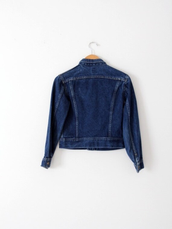 vintage 70s Lee denim jacket, small American jean… - image 3