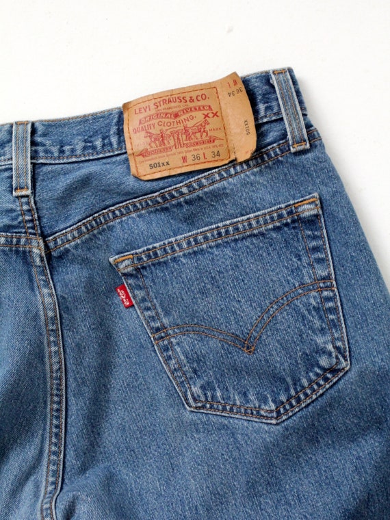 Vintage Levi's 501 Xx Denim Jeans ⎟ 34 X 31 - Etsy Vintage Levi's 501 Xx Denim Jeans ⎟ 34 X 31 - Etsy