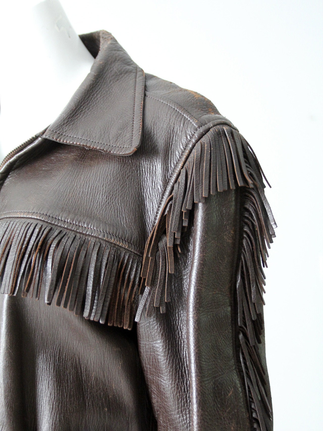 Vintage 60s Leather Jacket by W.B Place & Co - Etsy