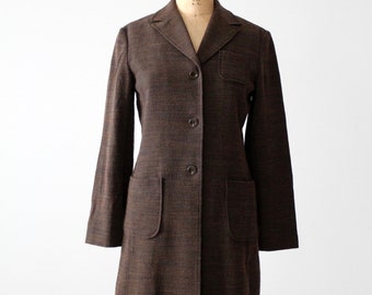 vintage 90s Parallel wool coat