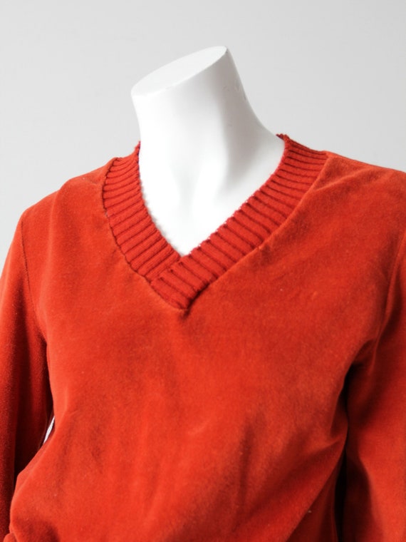 vintage 70s v-neck top by Sears The Fashion Place - image 8