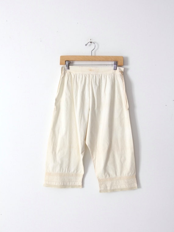 antique bloomers, Victorian pantaloons, 1900s lin… - image 2