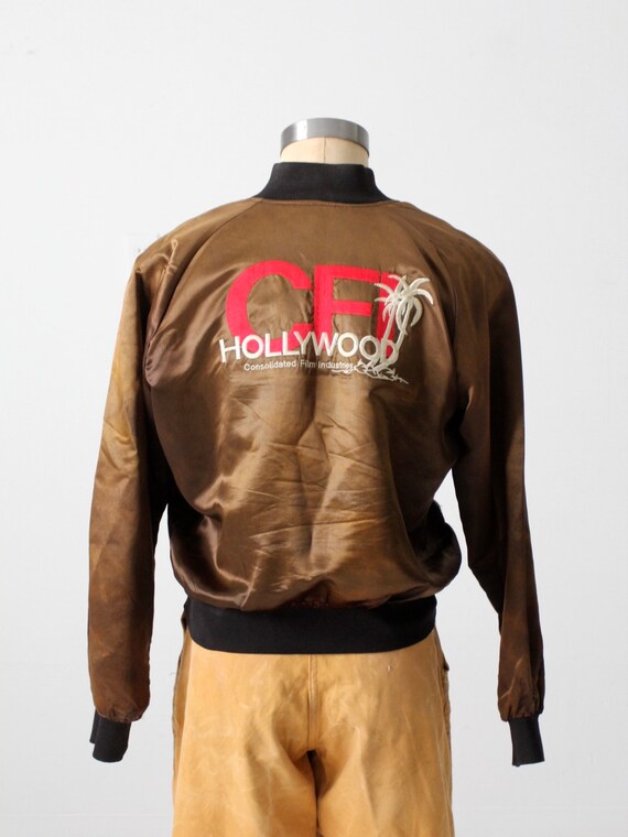 vintage satin club jacket, CFI Hollywood - image 8