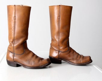Vintage Frye Boots Campus Style Leather 