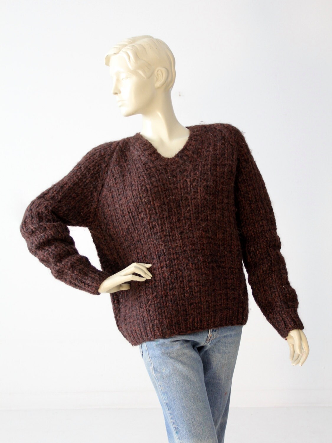 vintage brown sweater