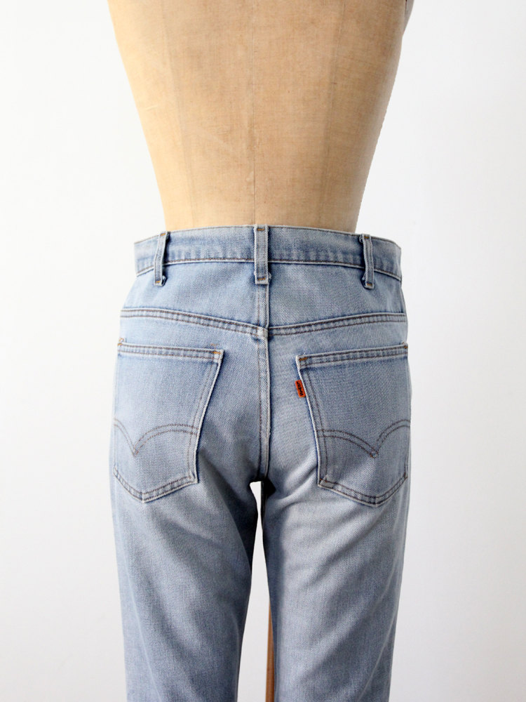 Vintage 70s Levi's Flare Leg Jeans, 646 Levis Denim, 32 X 30