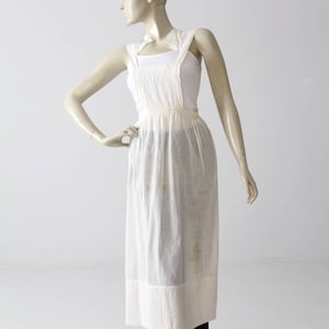 Victorian apron, antique full apron