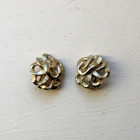 vintage signed Art earrings, 50s Mode-Art clip on… - image 1