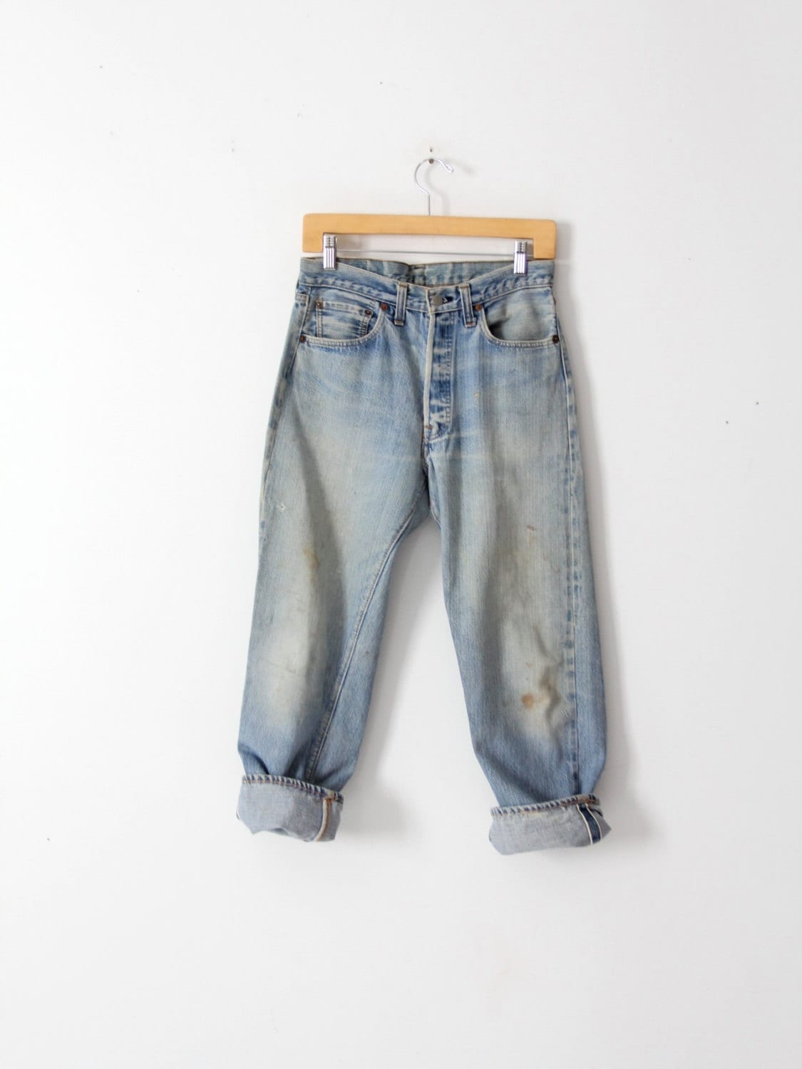 Levis 501 Selvedge Jeans Vintage Levi's Red Line Single - Etsy