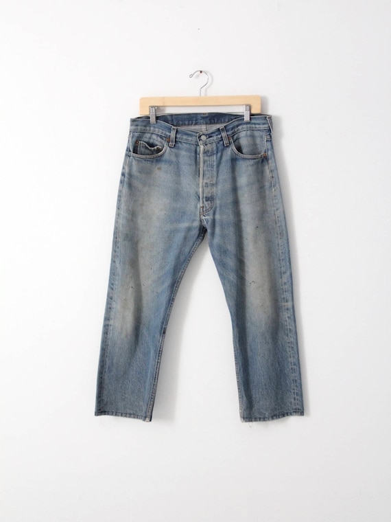 cropped levis 501