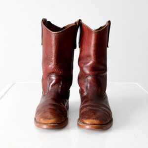 vintage Red Wing leather work boots mens US 7 image 1