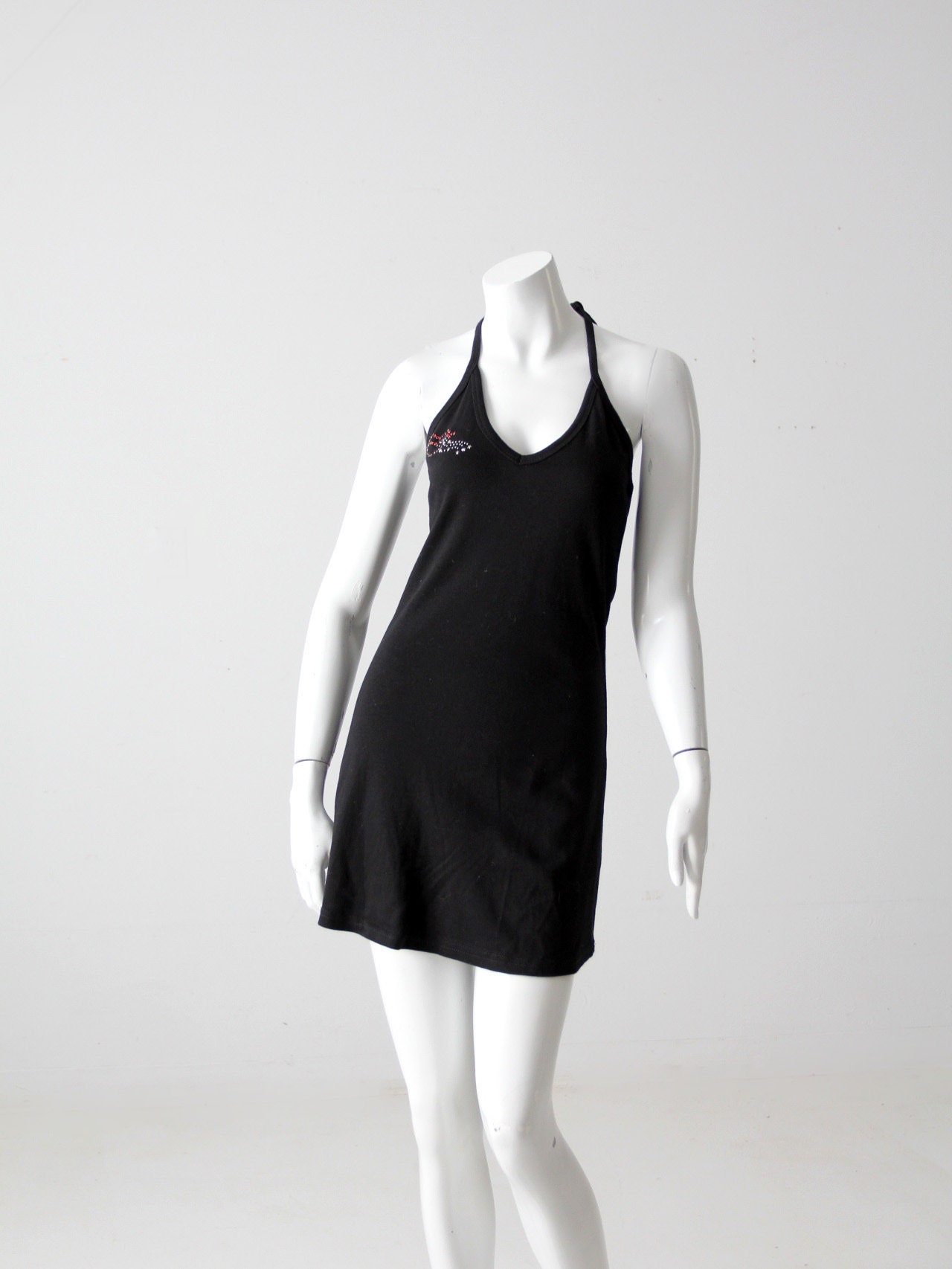 Vintage Anna Sui Dress 90s Black Dress - Etsy