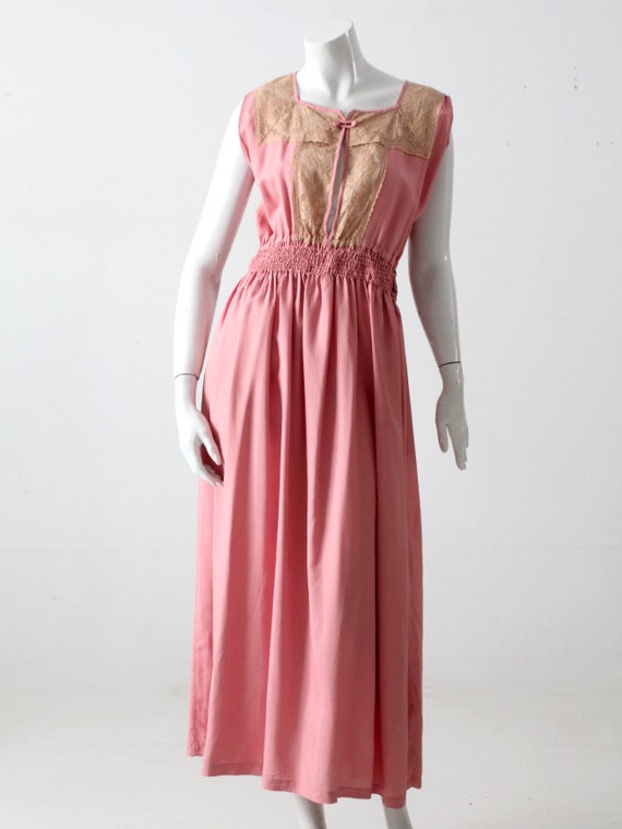 vintage 70s pink dress - image 10