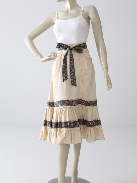 vintage Gunne Sax skirt, Jessica's Gunnies boho pr