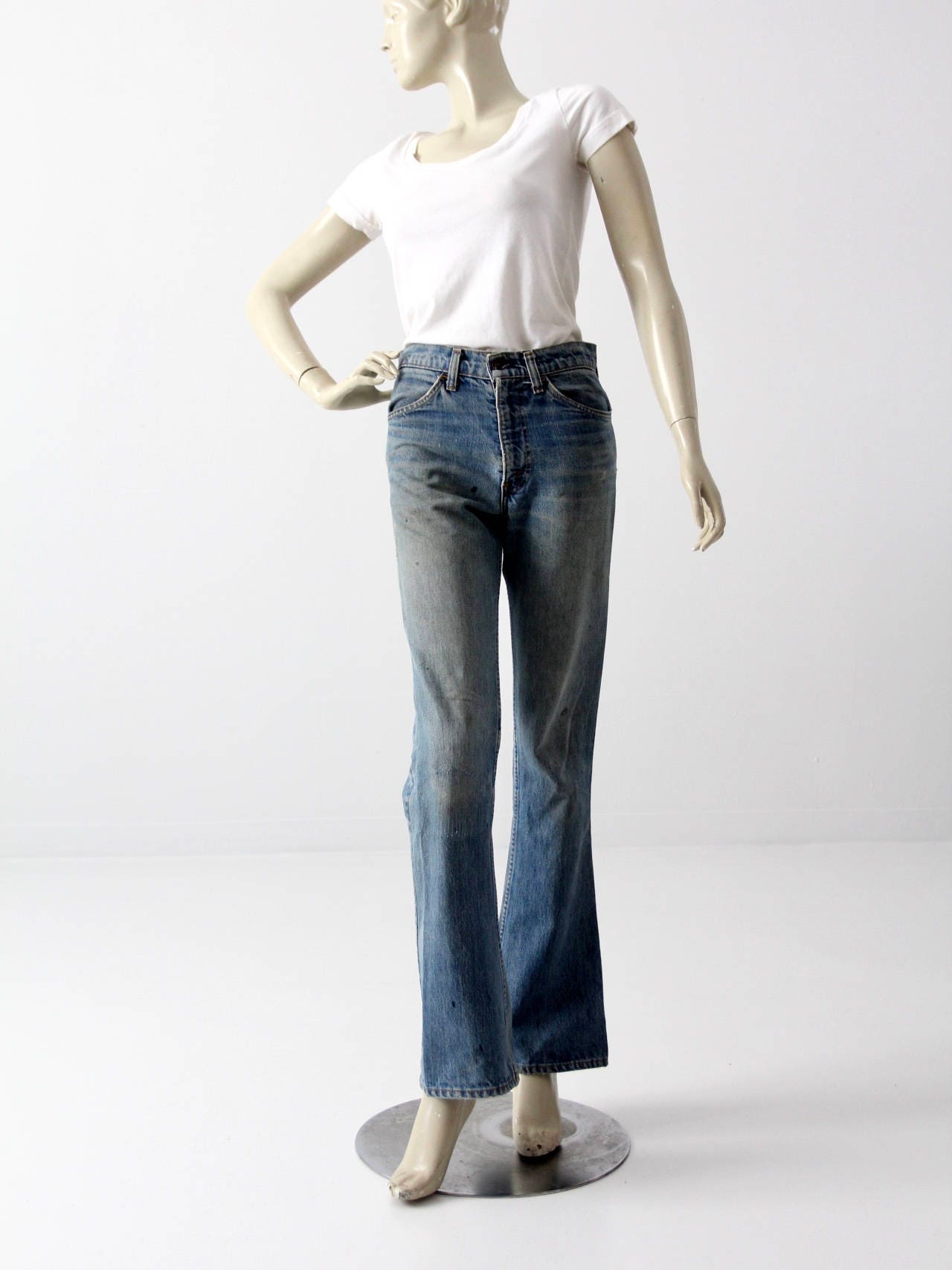 1970s Levis 646 Jeans Vintage Levis Flare Leg 29 X 32 - Etsy Israel