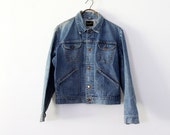 vintage Wrangler denim jacket, 80s jean jacket