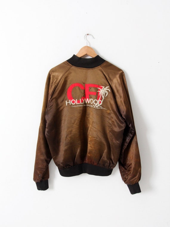 vintage satin club jacket, CFI Hollywood - image 3