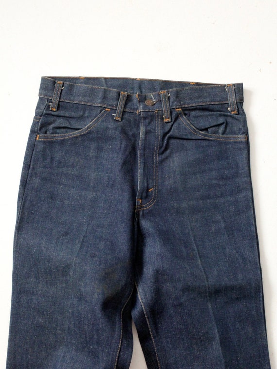 vintage 70s Levis 646 flare leg tall jeans 32 x 3… - image 5