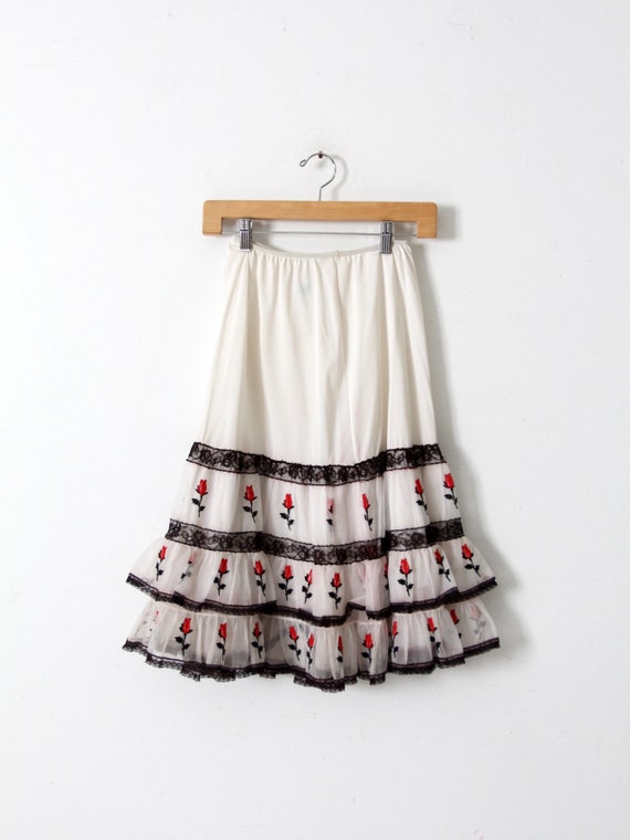 vintage 1950s Saramae crinoline skirt slip - image 2