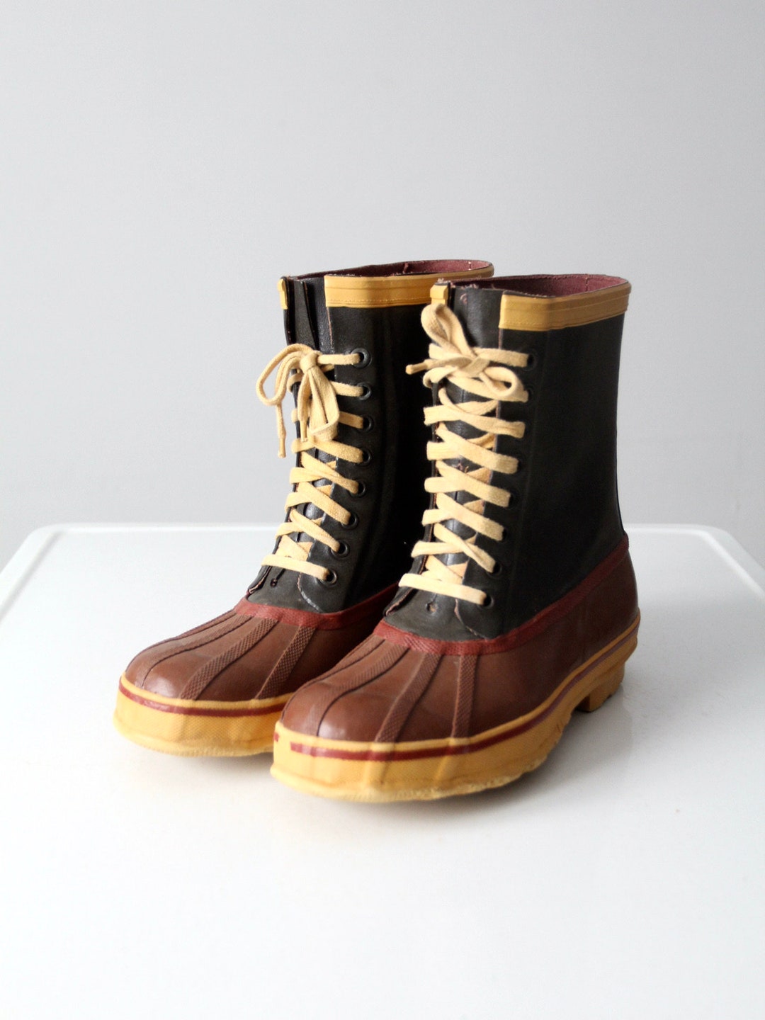 Vintage Explorers Steel Shank Rubber Boots - Men's Size 9 - Etsy