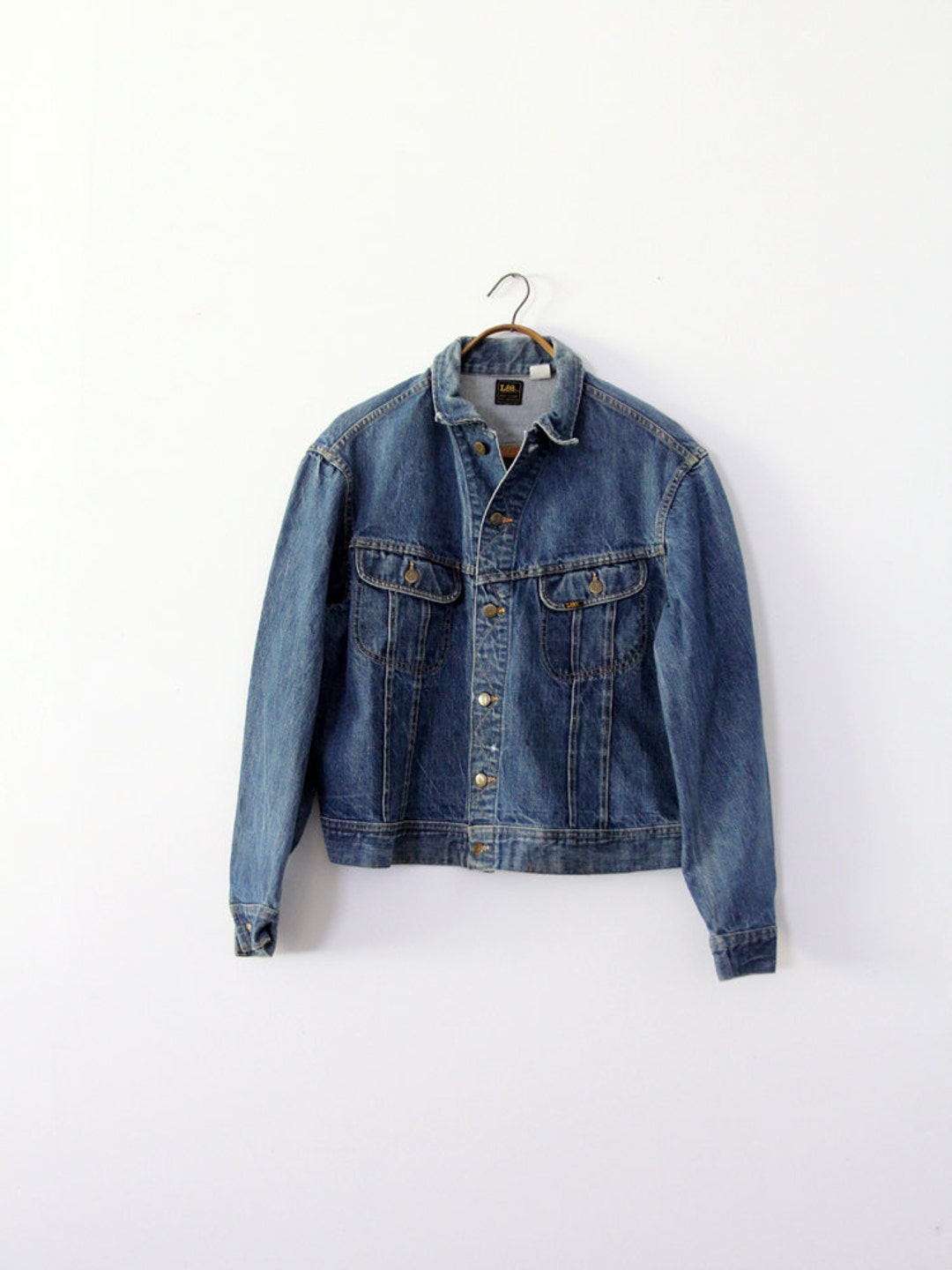 1970s Lee Denim Jacket Lee PATD-153438 Vintage Jean Jacket - Etsy