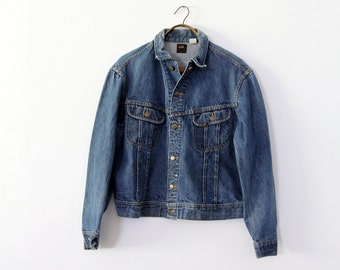 1970s Lee denim jacket,  Lee PATD-153438, vintage jean jacket,