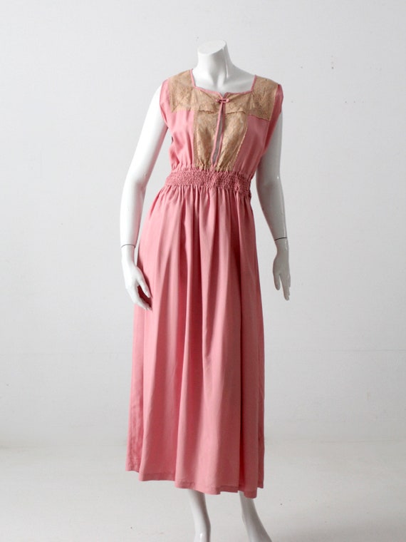 vintage 70s pink dress - image 5