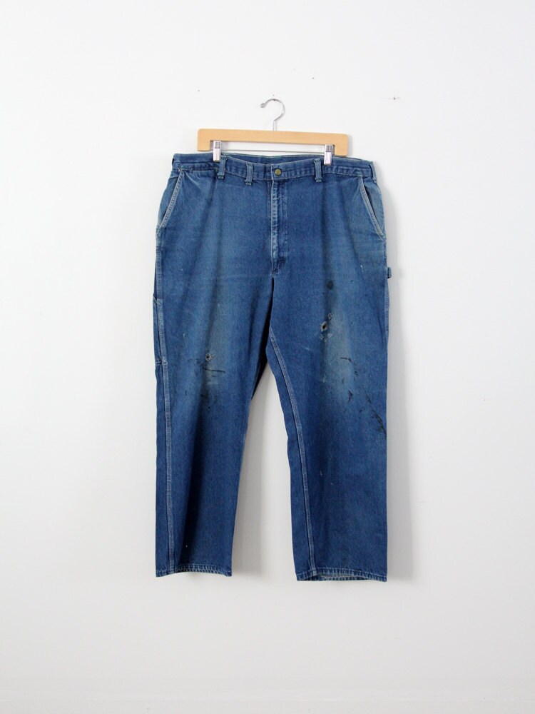 Vintage Oshkosh Distressed Denim Jeans 39 X 28 - Etsy Vintage Oshkosh Distressed Denim Jeans 39 X 28 - Etsy