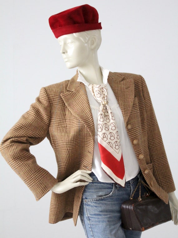 1980s Ralph Lauren blazer, vintage equestrian woo… - image 2